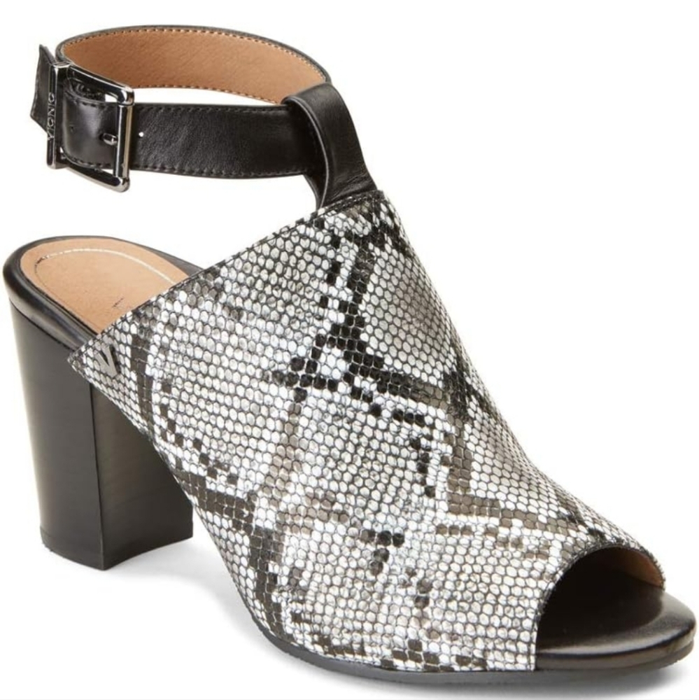 Vionic Monochrome Snake Pattern Heels - image 1